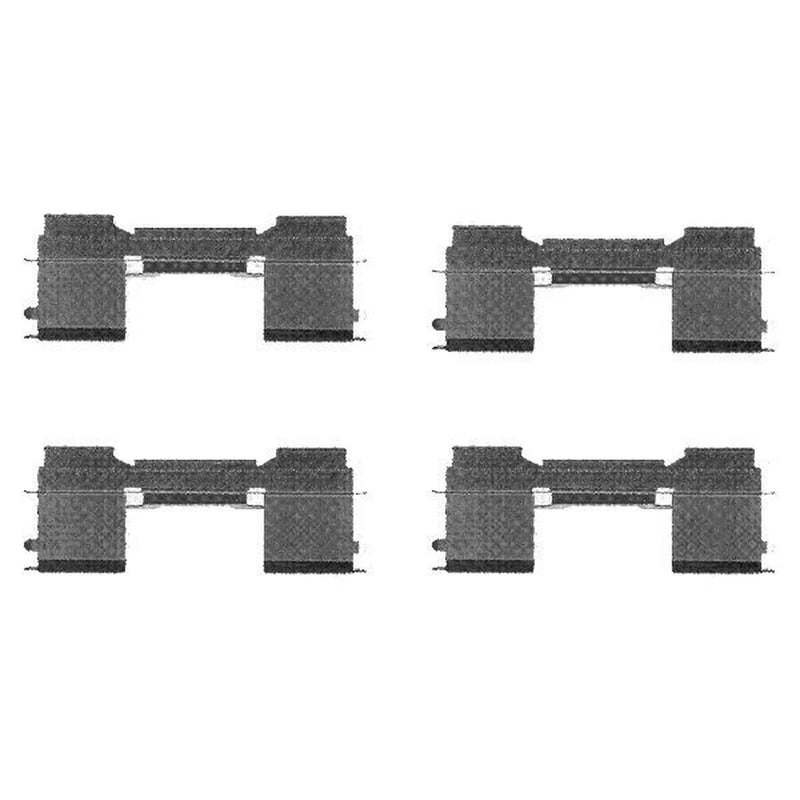 Textar Brake Pad Accessory Fitting Kit Front 82073700