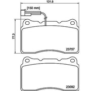 Mintex Front Brake Pad Set MDB3040
