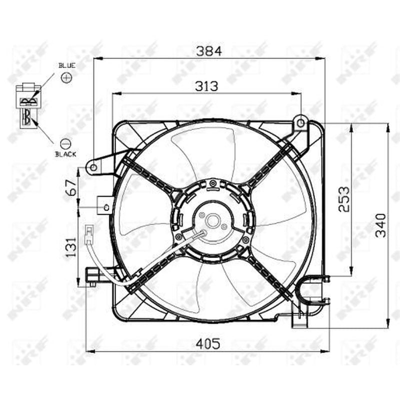 NRF Engine Cooling Fan 47449