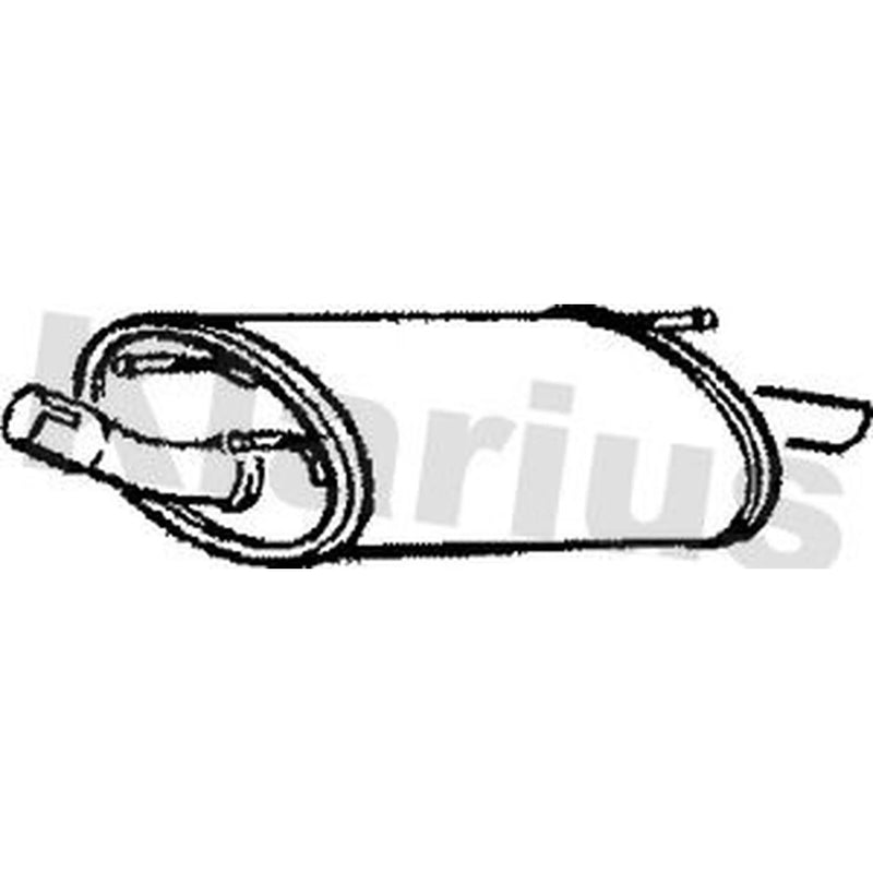 Klarius Box With Tail Pipe Rear FE530E