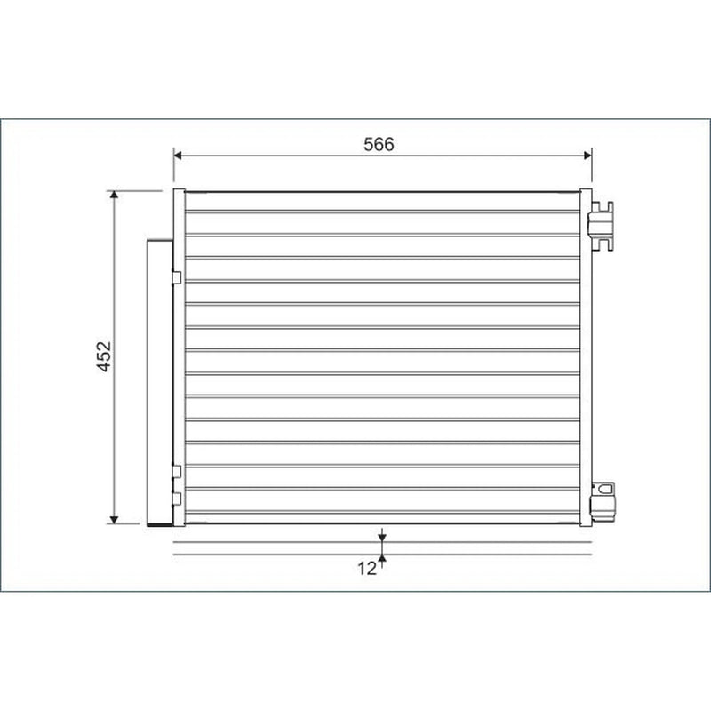 Valeo Air Conditioning Condenser 822569