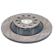 Febi 2 x Solid Rear Brake Discs 104496-x2