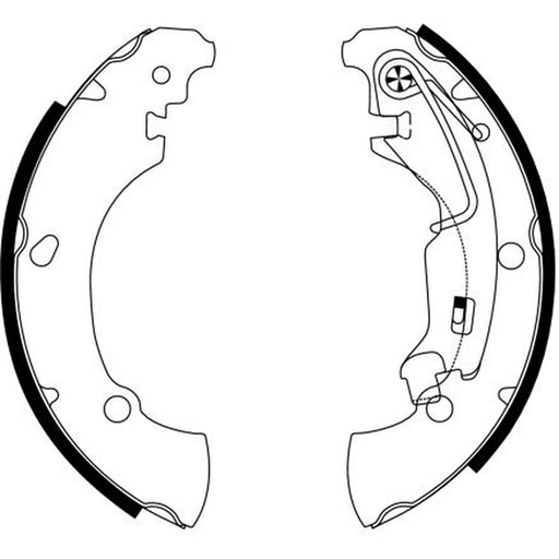 Mintex Brake Shoe Set Axle Kit MFR546