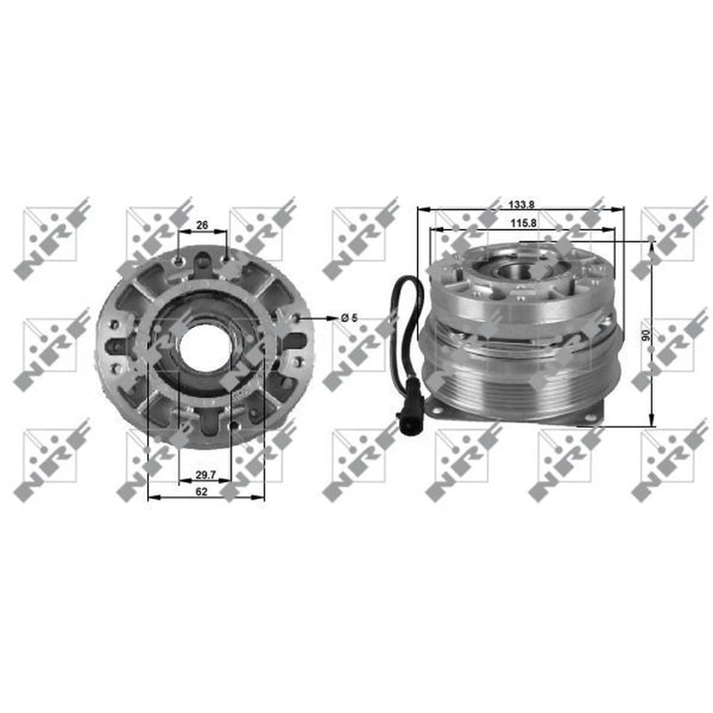 NRF Radiator Fan Clutch 49702