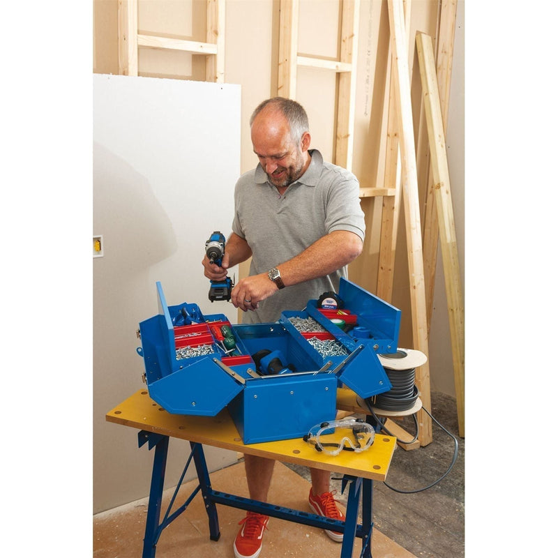 Draper Barn Type Tool Box with 4 Cantilever Trays, 460mm 48566 Draper  - Town Parts