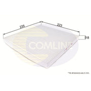 Comline Cabin Air Filter (Pollen Filter) EKF213