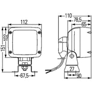 Hella Worklight High 1GA 996 150-021