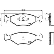 Mintex Front Brake Pad Set MDB1513