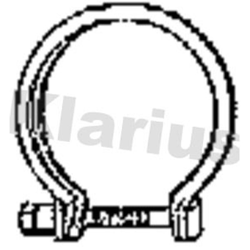Klarius Exhaust System Clamping Piece OD ID Wide 431119
