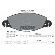 Textar Front Brake Pad Set 2327301