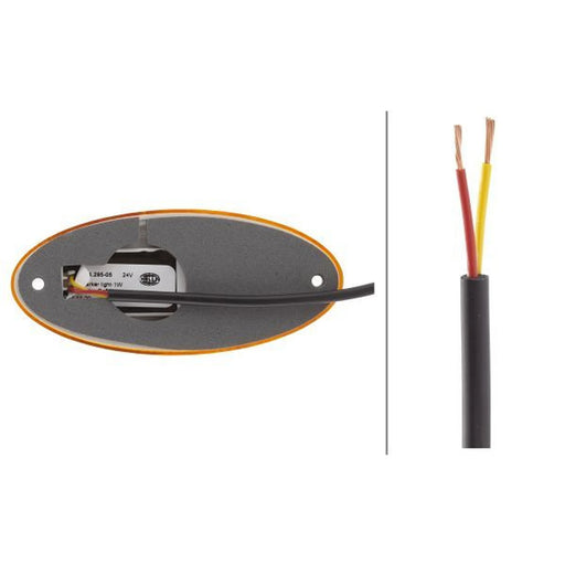 Hella Side Marker Light Wide High 2PS 964 295-051