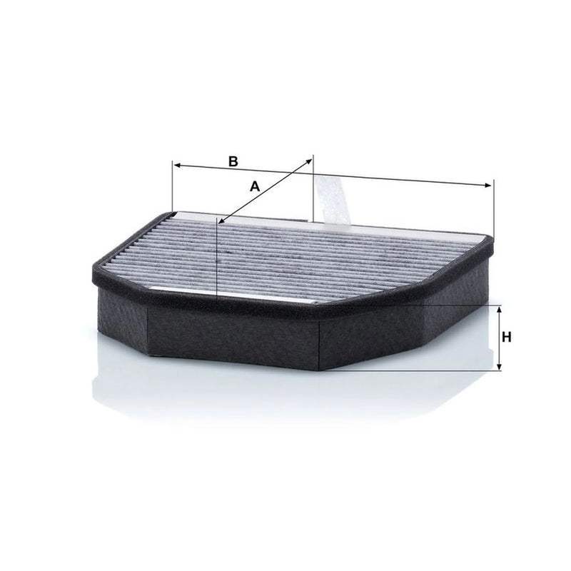 MANN-FILTER Cabin Air Filter (Pollen Filter) below CUK 2241-2