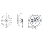 Bosch Car Horn Signal Unit 0 986 320 351