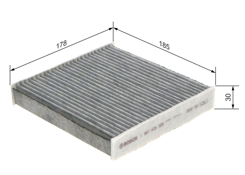 Bosch Cabin Air Filter (Pollen Filter) 1987435526