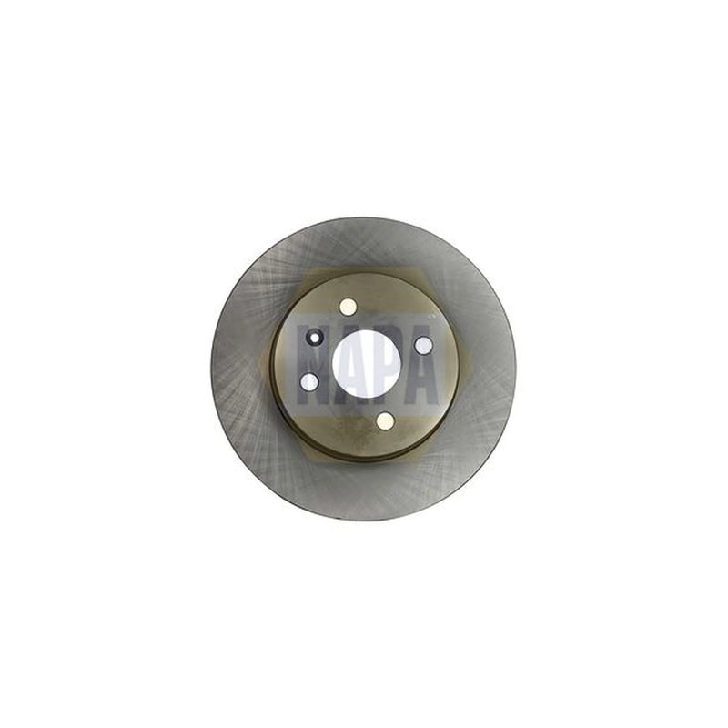 NAPA 2 x Solid Rear Brake Discs NBD5025-x2