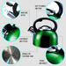 Liberty Green 2.5 Litre Whistling Kettle CW-T056-B1G - Liberty Leisure UK - Van Life Living