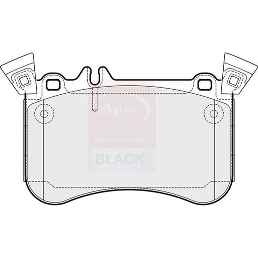 Apec Front Brake Pad Set PAD2118B