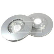 Borg & Beck 2 x Vented Front Brake Discs BBD4591-x2