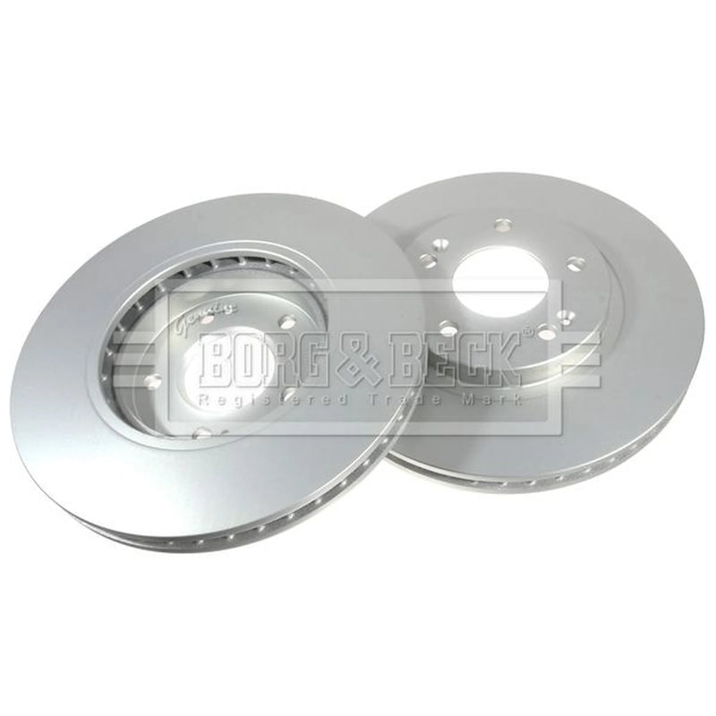 Borg & Beck 2 x Vented Front Brake Discs BBD4591-x2