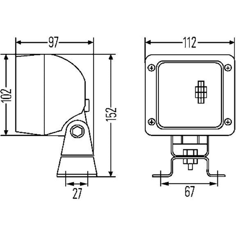 Hella Worklight High 1GA 007 506-091
