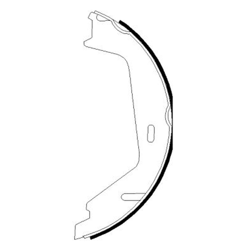 Textar Parking Brake Shoe Set 91081300