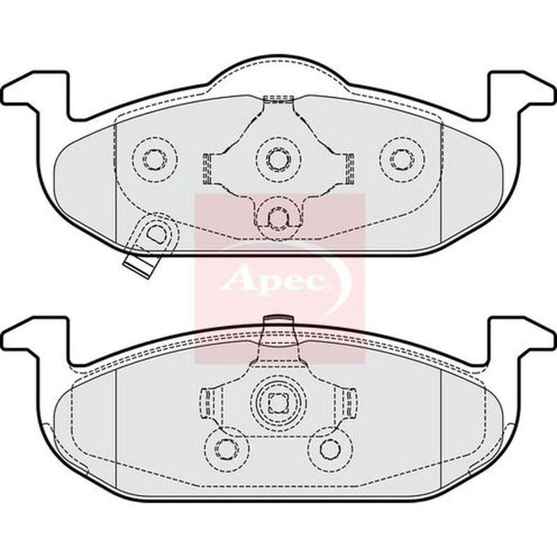 Apec Front Brake Pad Set PAD2177