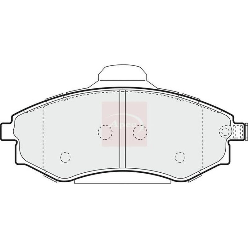 Apec Front Brake Pad Set PAD1321