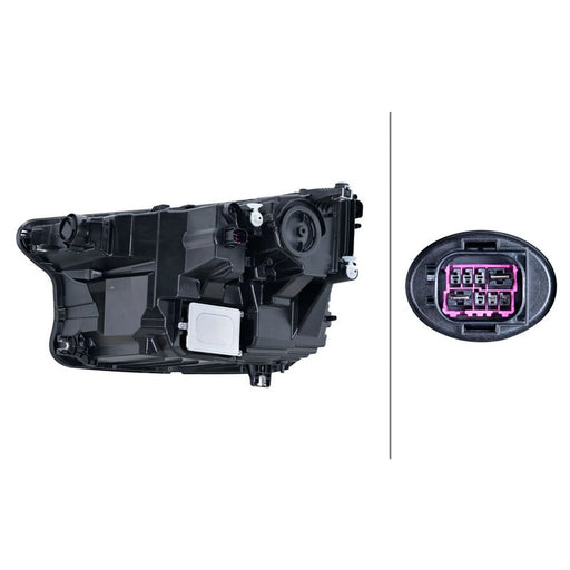 Hella Headlight Headlamp LED Right 1LX 015 414-441