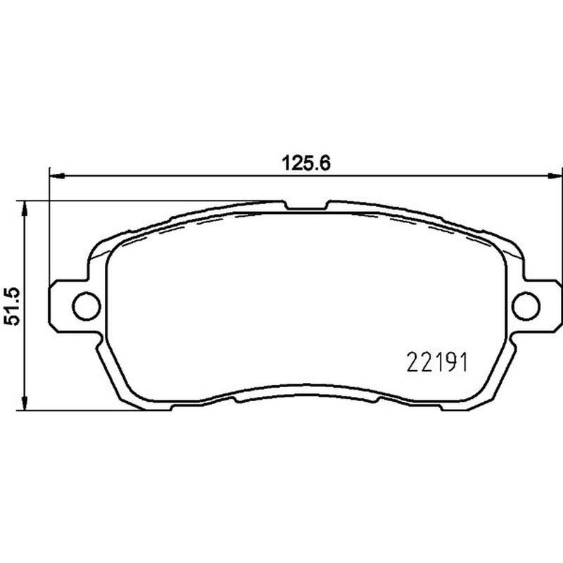 Mintex Front Brake Pad Set MDB3951