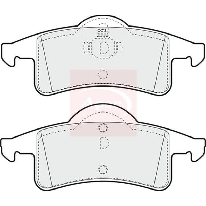 Apec Rear Brake Pad Set PAD1154