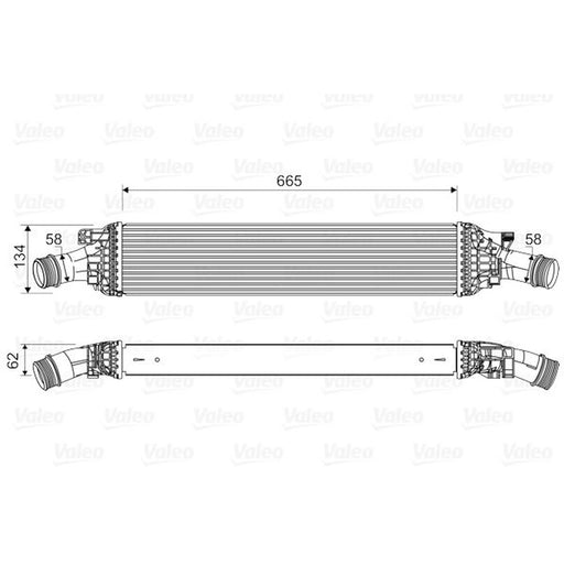 Valeo Intercooler (Charge Air Cooler) 818601