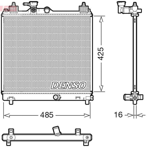 Denso Engine Radiator DRM47042