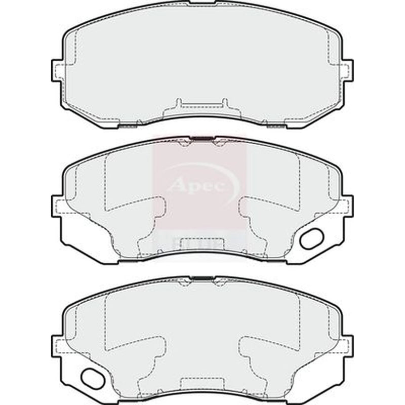 Apec Brake Pad Set PD3897