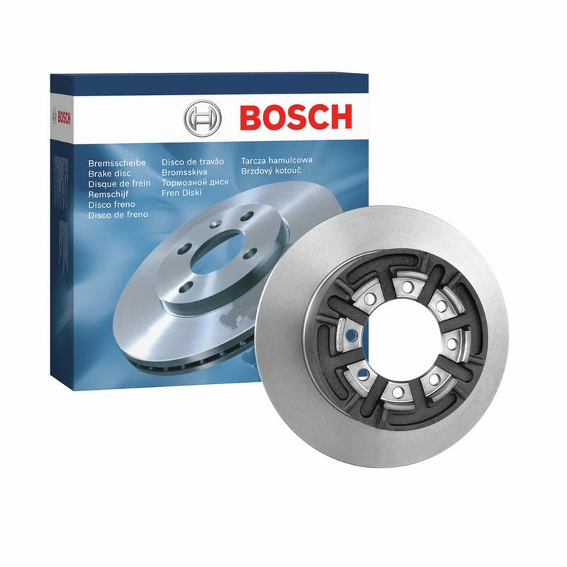 Bosch 2 x Solid Rear Brake Discs 0986478886-x2