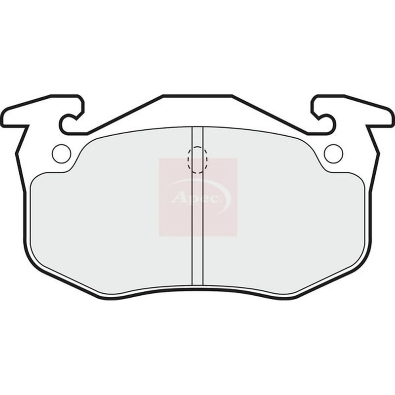 Apec Rear Brake Pad Set PAD1005