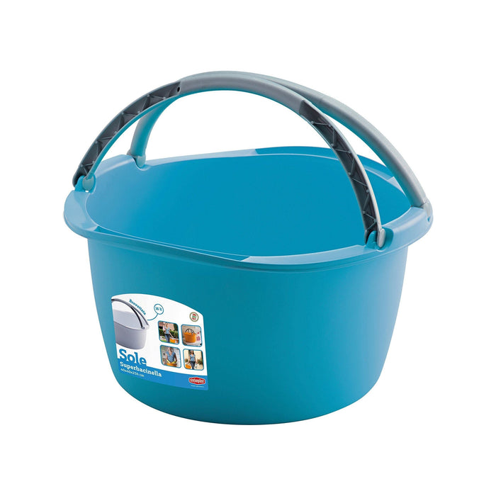 16 ltr Bowl with Handles, 3 Colours with display stand 915631 - Stefanplast - Van Life Living