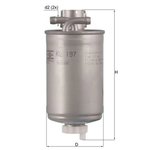 Mahle Fuel Filter Element KL 197