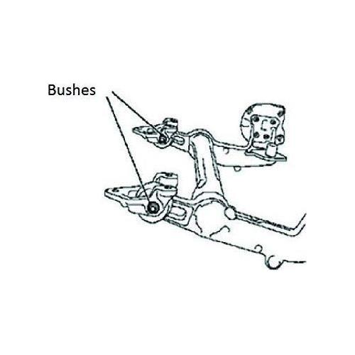 Laser Rear AXLe Beam Bush Kit - for Vauxhall/Opel 6603 Laser  - Town Parts