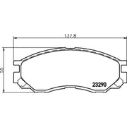 DON Front Brake Pad Set PCP1924
