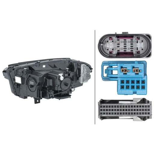Hella Headlight Headlamp LED Right 1LX 013 074-741