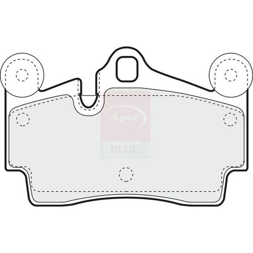 Apec Rear Brake Pad Set PD3332