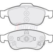 Fahren Front Brake Pad Set fits Fiat 500X 2014-2018 1.0 1.4 1.6