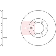 Apec 2 x Vented Front Brake Discs DSK2280-x2