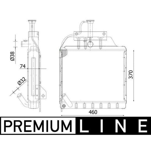 Mahle Engine Radiator CR 2302 000P