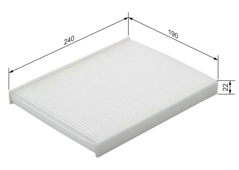 Bosch Cabin Air Filter (Pollen Filter) 1987432215