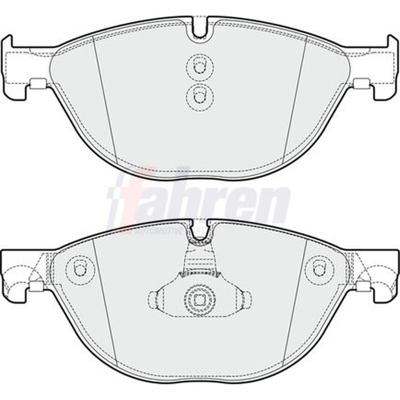 Fahren Front Brake Pad Set fits BMW 5 2010-2017