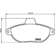 Mintex Mintex Front Brake Disc Kit MDK0126
