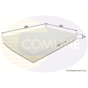 Comline Cabin Air Filter (Pollen Filter) EKF112
