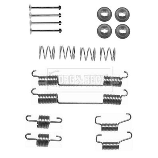 Borg & Beck Parking Brake Shoe Accessory Kit Rear BBK6199