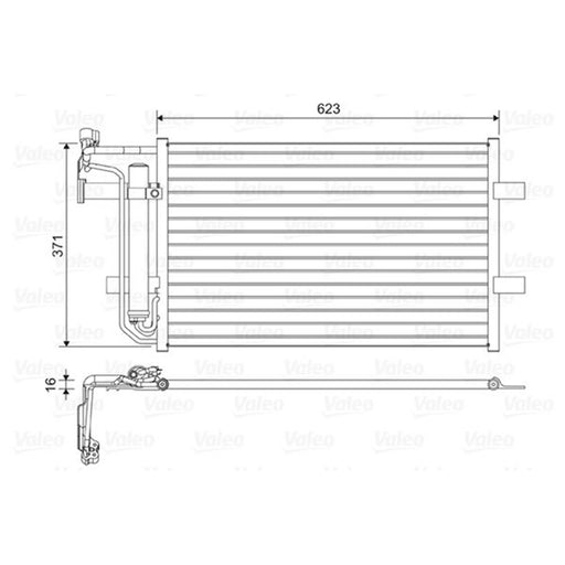 Valeo Air Conditioning Condenser 814455